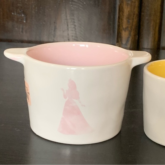 Rae Dunn Disney Princess Silhouette Ceramic Measuring Cup Set - Picture 10 of 15